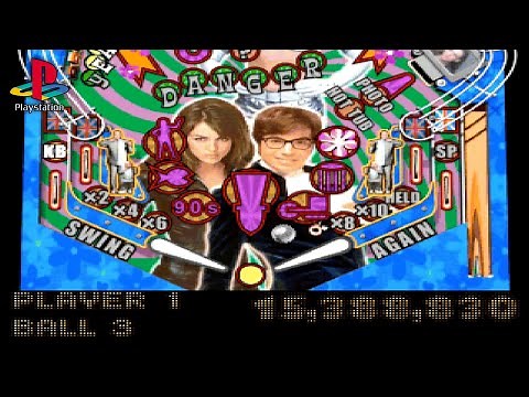 Austin Powers Pinball (PS1 Gameplay)