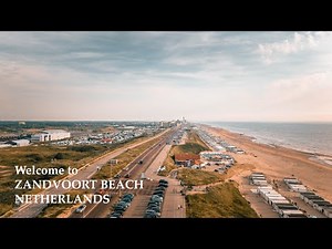 A stunning aerial perspective of Zandvoort Beach by DJI MINI 4 PRO Cinematic video