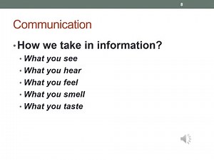 Dementia Awareness and Skills - Module 8