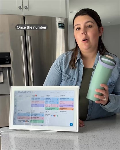 All of your appointments, kids' extracurriculars, daily tasks, and grocery lists are organized and easy to access in the Skylight Calendar! | Skylight Calendar