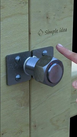 Gate latch, lock DIY