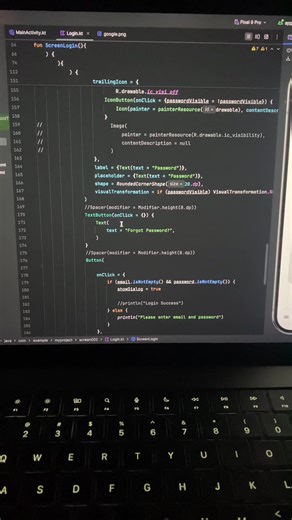 🔥 how to show / hide passwords and Alert dialog in login form #programming #mobileapp #AndroidDeveloper