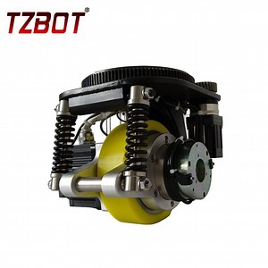 [Hot Item] 2024 High Power 1500W Agv Drive Wheel 3000rpm AMR Robot Motor Encoder Wheel Agv Steering Wheel with Suspension for Agv AMR Forklift