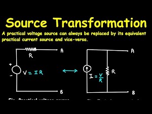 Source Transformation Explained: A Beginner's Guide to Circuit Analysis | Network Theory