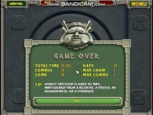 Zuma Deluxe Game Over