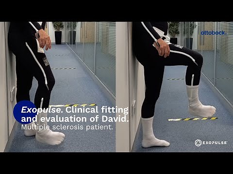 David's multiple sclerosis related spasticity before & after wearing the Exopulse Mollii Suit