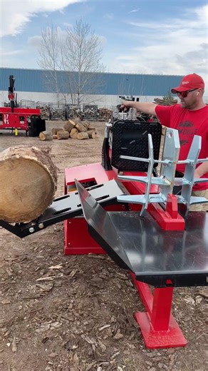 Firewood Friday and Some 16-Way Splitting! 🪵🪓🔥 #WolfeRidge #Firewood #Friday #Machinery