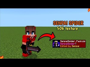 SENPAI SPIDER 50K TEXTURE PACK REVIEW [ OLD IS GOLD ]