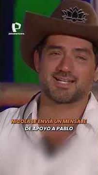 NICOLA LE ENVÍA UN MENSAJE DE APOYO A PABLO