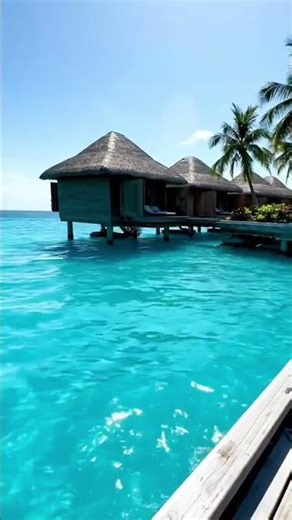 Floating Luxury Resort in the Middle of the Ocean 🌴✨