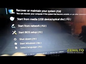 Zenilto - Dicas #6 - Como acessar setup do notebook Sony Vaio e dar boot via usb