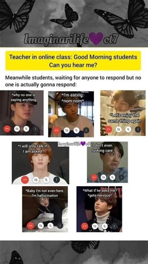 BTS in online class😂🤣#bts #btsshorts #jk #jimin #v #suga #jin #rm #jhope #btsfunny #btsmeme #btsarmy