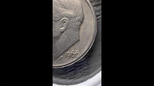 1966 Roosevelt Dime No Mint Mark Circulated US 10c Vintage Collectible for Coin Collectors