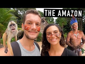 THE AMAZON IS INCREDIBLE! Visiting An Indigenous Community & Pink Dolphins 🇧🇷