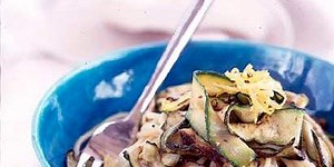 Courgette & lemon spaghetti