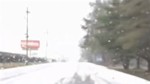 Checking out driving conditions in Crossville