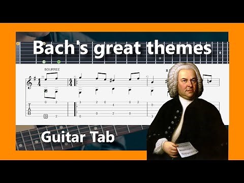The Best Of Johann Sebastian Bach - Guitar tab