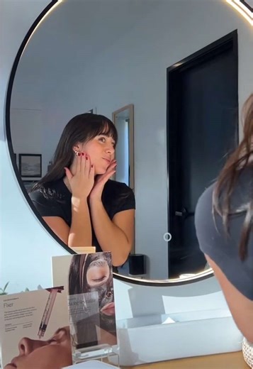 How we walk past ever mirror after a laser facial #skinlaundry #laserfacial #wickedmovie