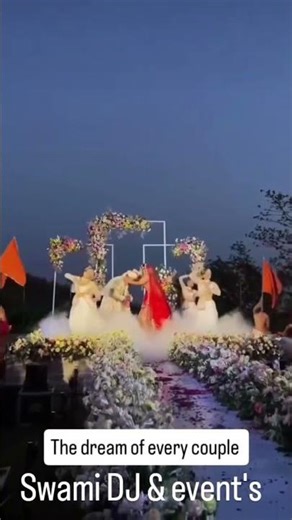 Best wedding bride entry#weddingdecoration#bridegroom#special#swami DJ & event's