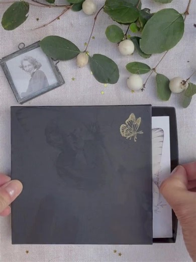 Personalised Photo Butterfly Keepsake: Silk and Crystal Meaningful Christmas Gift. - Etsy