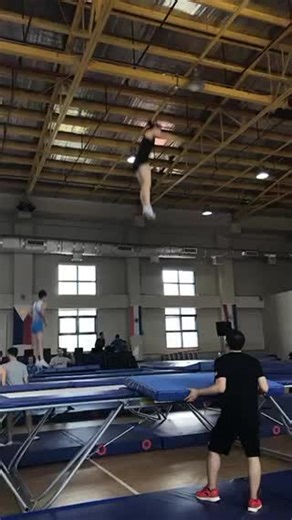 Pro Gymnastic Apparatus Long Trampoline for Competition