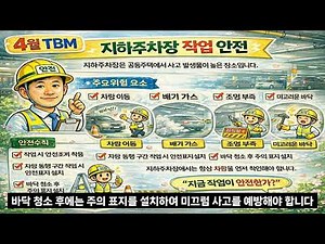 공동주택 관리사무소 1년 TBM 안전교육 자료 세트
