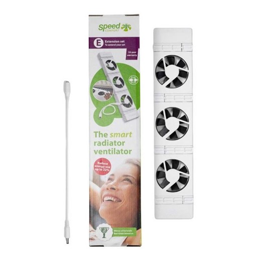 Buy SpeedComfort Radiator Fan Extension Set - White | Heaters and radiators | Argos