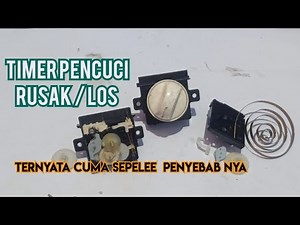 Sharp washing machine timer repair