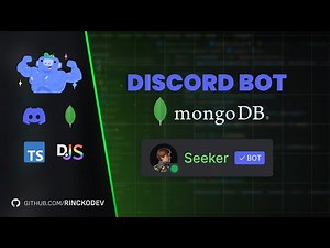 How to create a Discord bot with a MongoDB database - DiscordJs v14 MongoDB Typescript