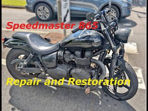 2012 Triumph Speedmaser 865 Repair and Restoration - Part 1 Forks