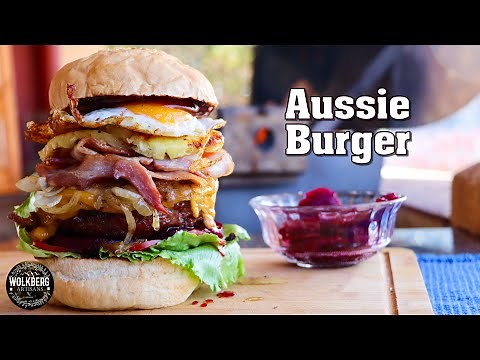 How to make an Australian Burger with the lot | Beetroot on a Burger? | Aussie Burger | Kiwi Burger