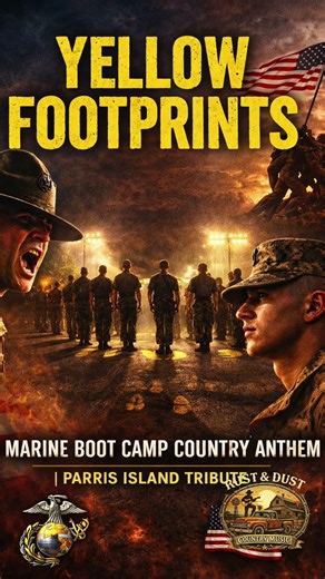 Yellow Footprints | USMC Boot Camp Song #rustdustcountry #usmc #parrisisland #countrymusic