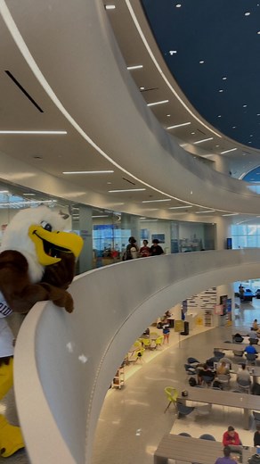 It's National #MascotDay! 🦅 Huge shoutout to our Eagles who help bring the spirit on campus. Comment or tag us if you have ever been spotted with our beloved mascot Ernie the Eagle. 💙 #GoERAU #Mascot | Embry-Riddle Aeronautical University - Daytona Beach Campus