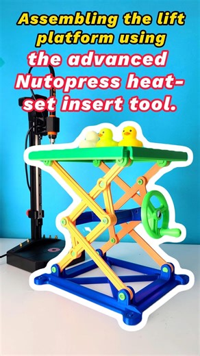 Mintion | Today’s crafting: building a fun 3D-printed toy from scratch using the Heat Set Insert Tool! 😄🧰 The process was so satisfying — want to... | Instagram