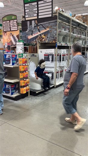 Michael Myers Of Decatur on Instagram: "Save money at Menards..🚽💩#youreanidiot #halloween"