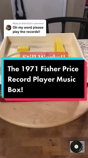 1971 Fisher Price Record Player Music Box
