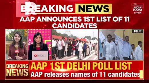 Delhi Elections: AAP announces first list of 11 candidates. 2 Former BJP MLAs are now AAP candidates. Aishwarya Paliwal brings us more updates. #Delhi #AAP #election #polls #ITvideo | Akshita Nandagopal | India Today