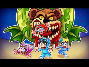 We Survived 99 Nights in BIKINI BOTTOM!