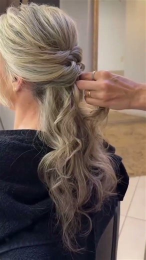 Haar Style tutorial ###Hochzeit frizur ###