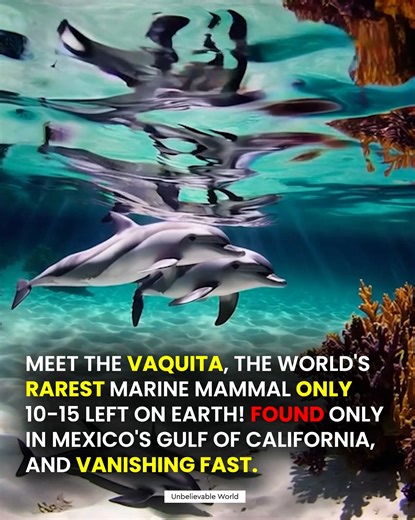153K views · 6.8K reactions | Meet the Vaquita — The Rarest Marine...