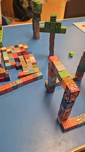 Creative Building with Minecraft Bricks and Magnets