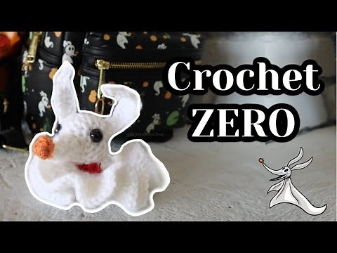 Crochet Zero Ghost Dog from Nightmare Before Christmas