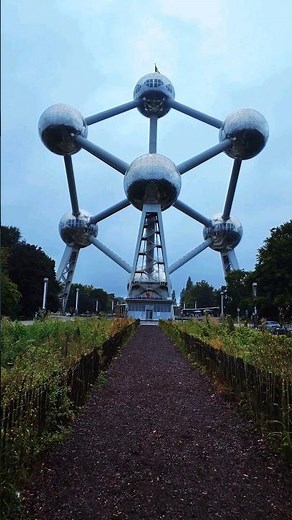 Bruxelles Atomium Brussels Belgique Belgium 🇧🇪 4K Walking Tour Beautiful place #travel #europe