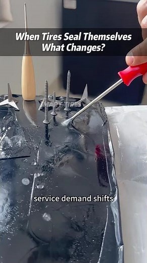 How Self Sealing Tires Reduce Downtime and Change Tire Service Models #tire #tyre #automobile