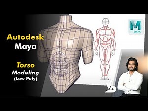 Torso Low Poly Modeling in Maya