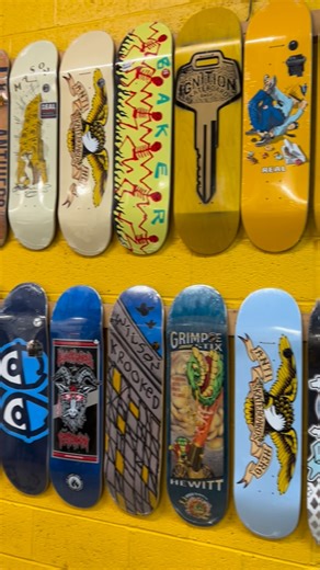 Ignition Skateshop on Instagram: "Some new wood on the wall for our fellow holiday procrastinators. Shops open till 6."