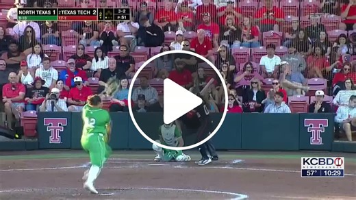 Texas Tech Softball over North Texas 10-2 - NewsBreak