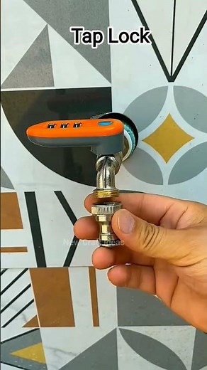 Outdoor Tap Lock Installation | Water Theft Prevention Hack #ideas #shorts #tap