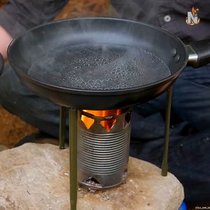 Making a STOVE From a CAN #DIYCampStove #CanStoveBuild #OutdoorDIYProjects #CreativeSurvivalHacks | Nighthawkinlight Projects
