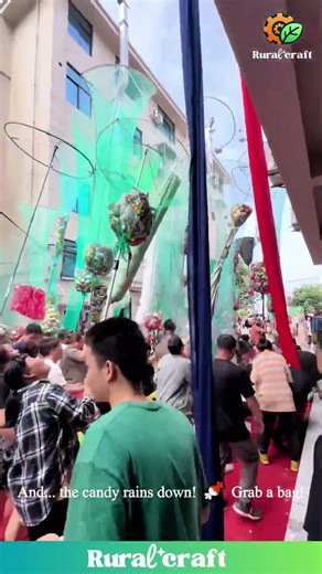 A GIANT Candy Piñata in the SKY?! 😂 This Festival is My New Favorite Thing! I Wanna Go! #festival